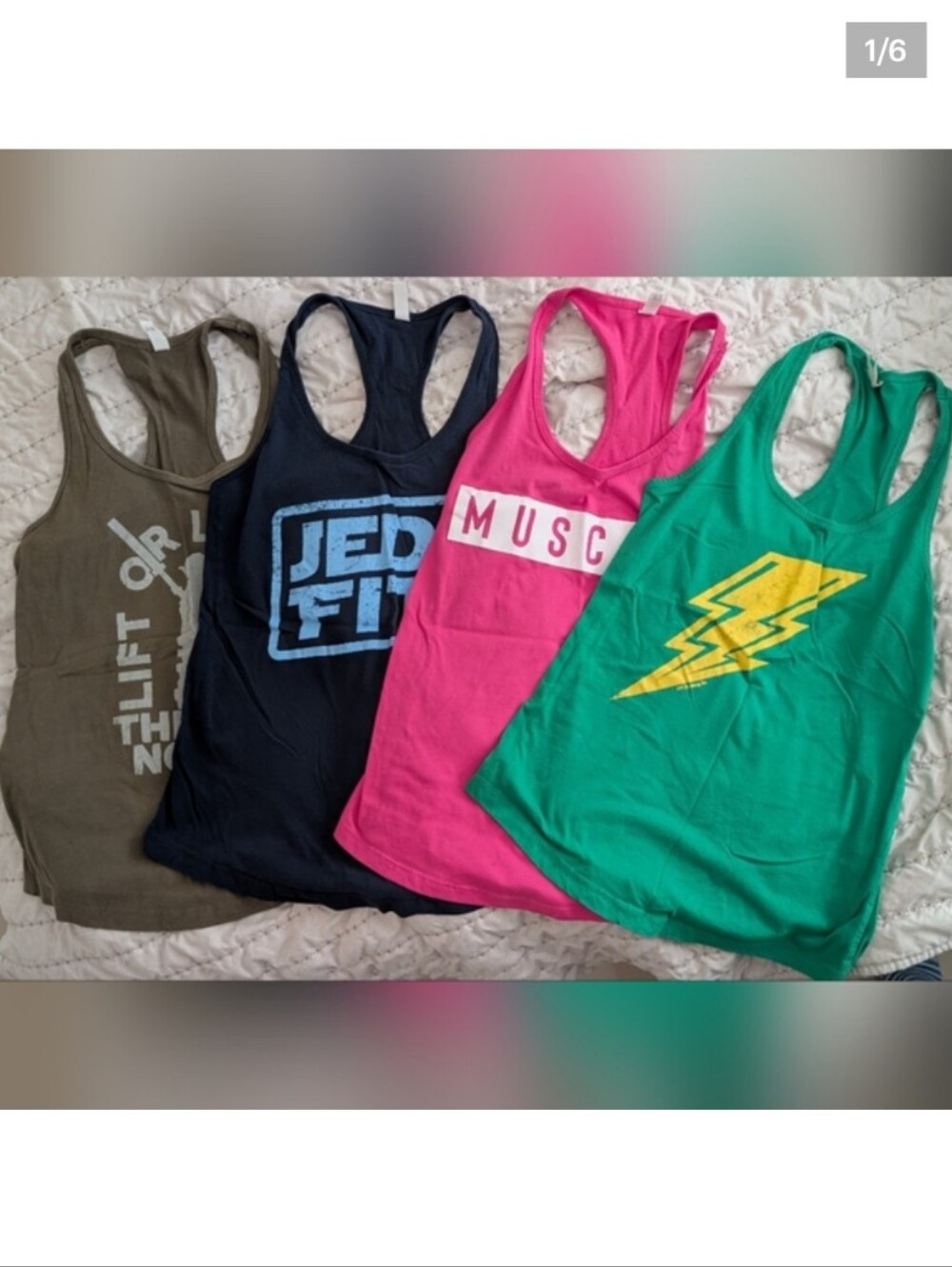3 Racer Back Tanks